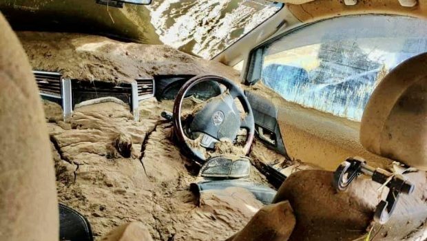 Flooded MPV Interior