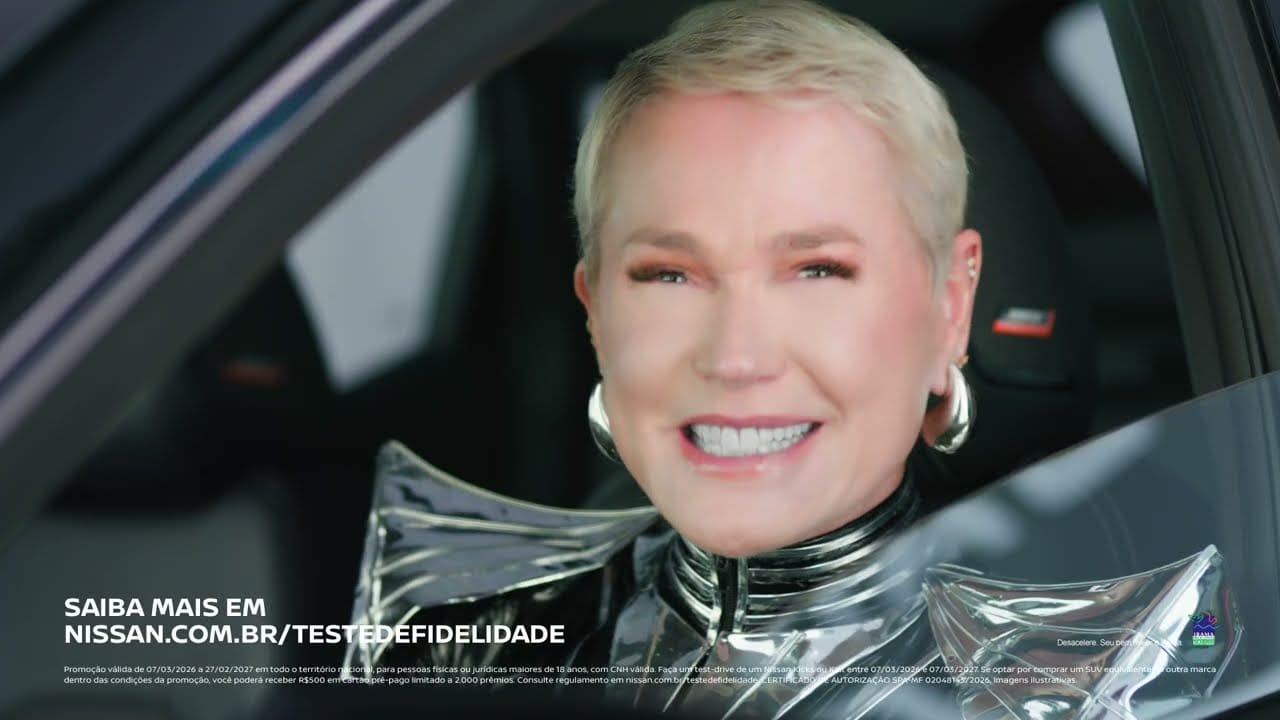 Nissan toca “Doce Mel” ao contrário e a lenda da Xuxa vira oferta