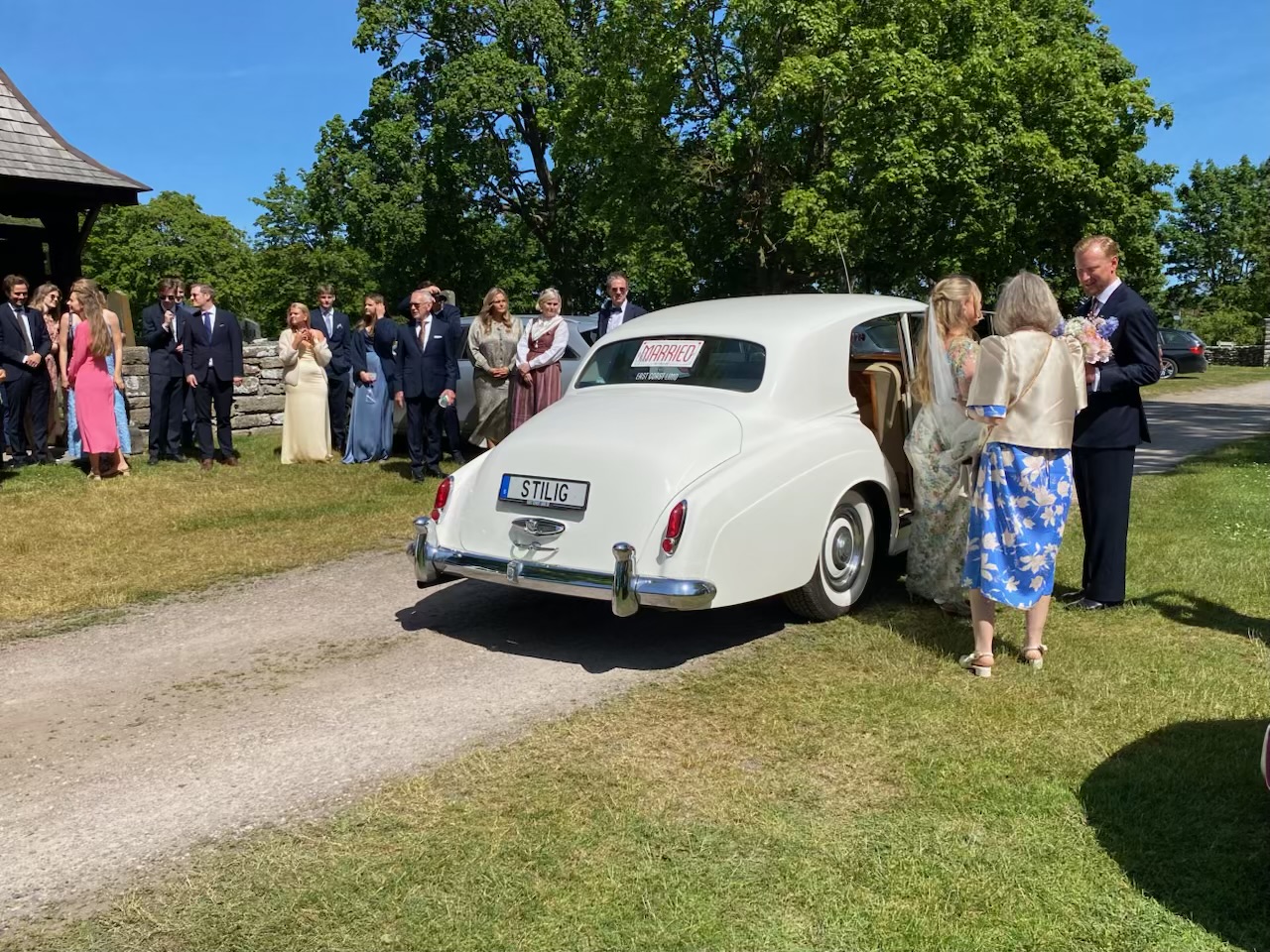 Hyr Rolls-Royce bröllop Öland