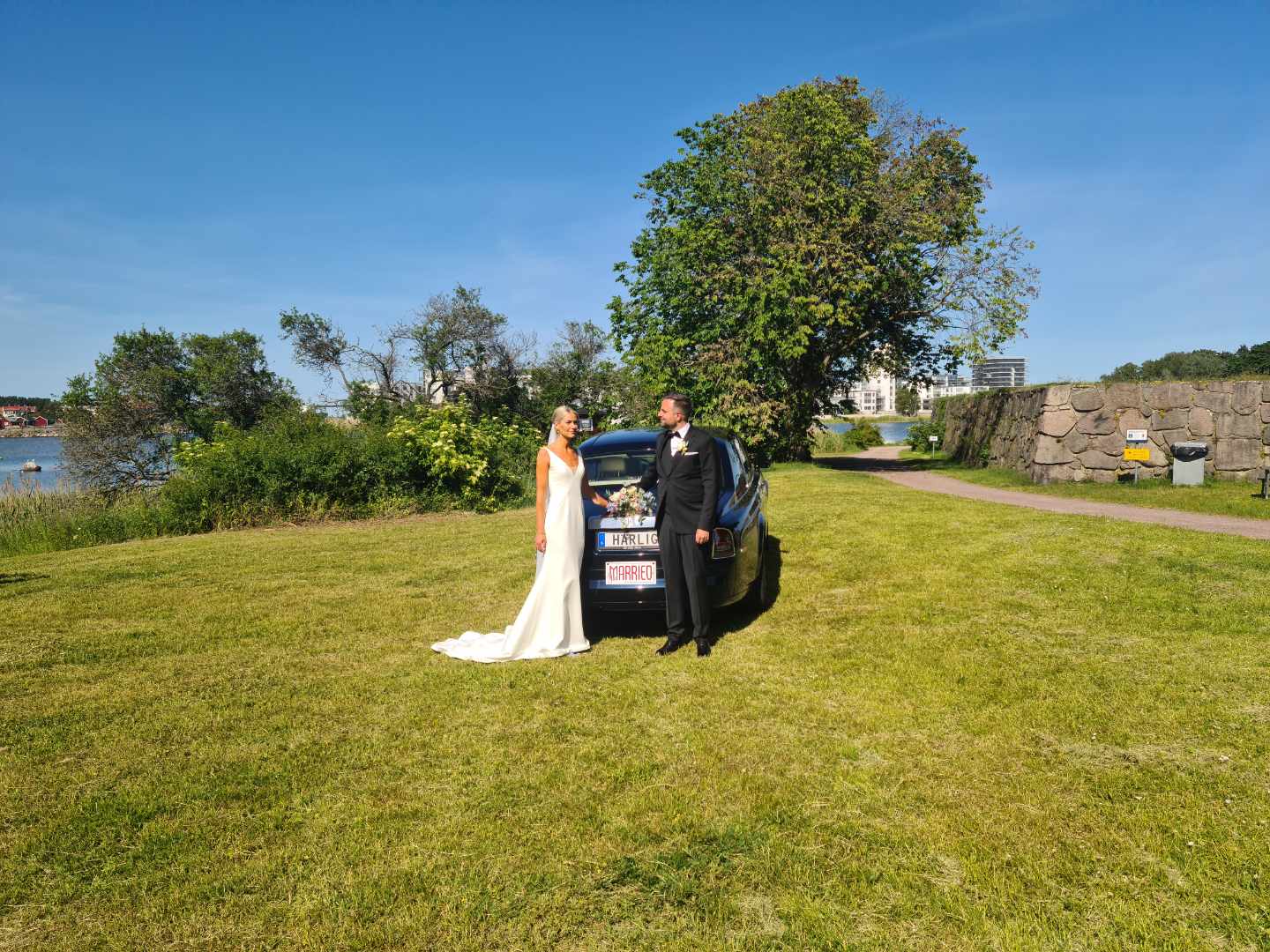 Hyr Rolls-Royce bröllop Öland