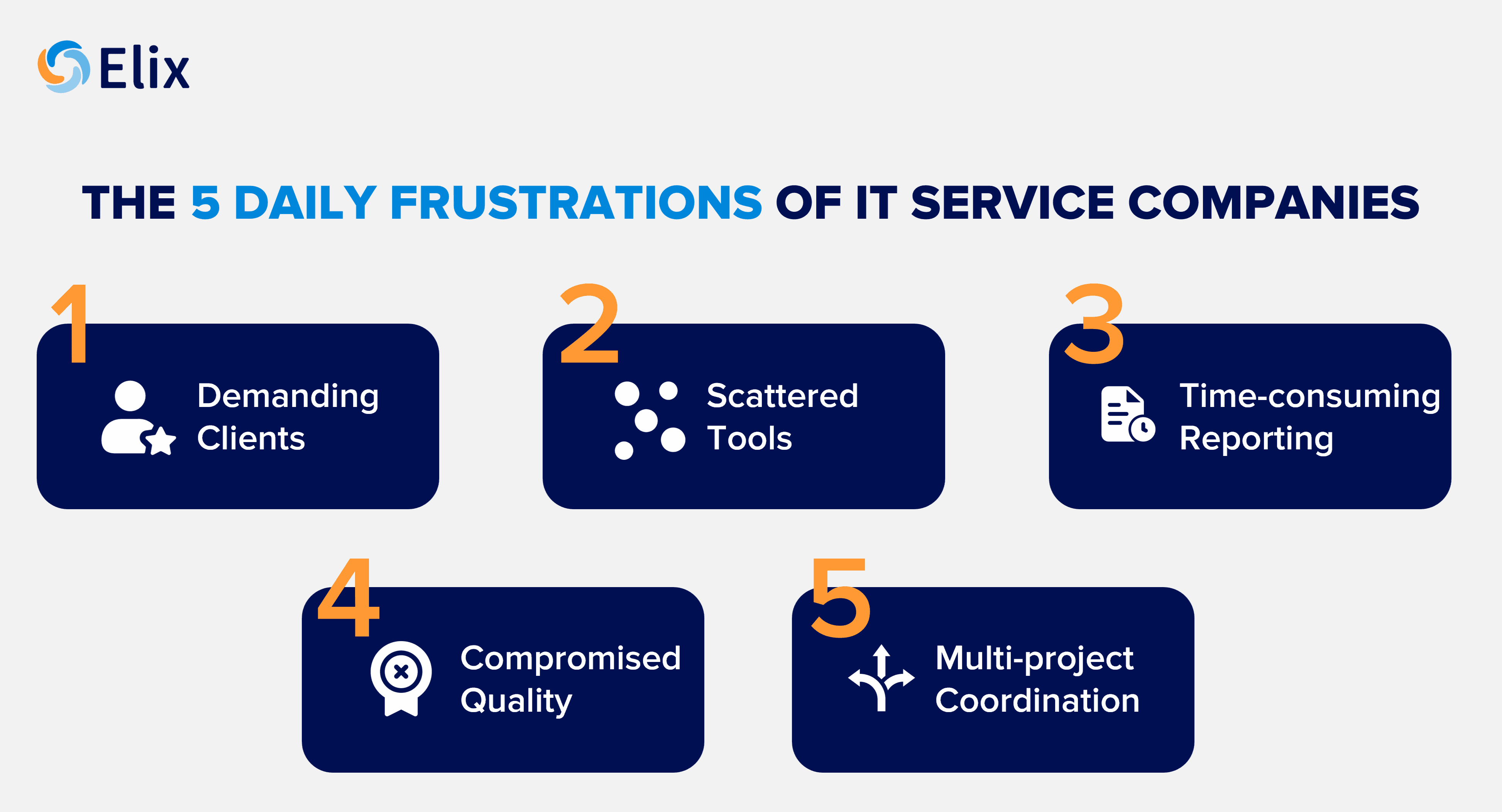 5 frustrations of IT service companies 5 frustrations of IT service companies