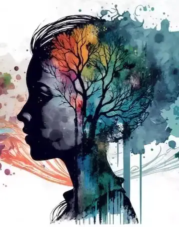 Illustration symbolisant l’effet de l’hypnose sur le cerveau et les émotions