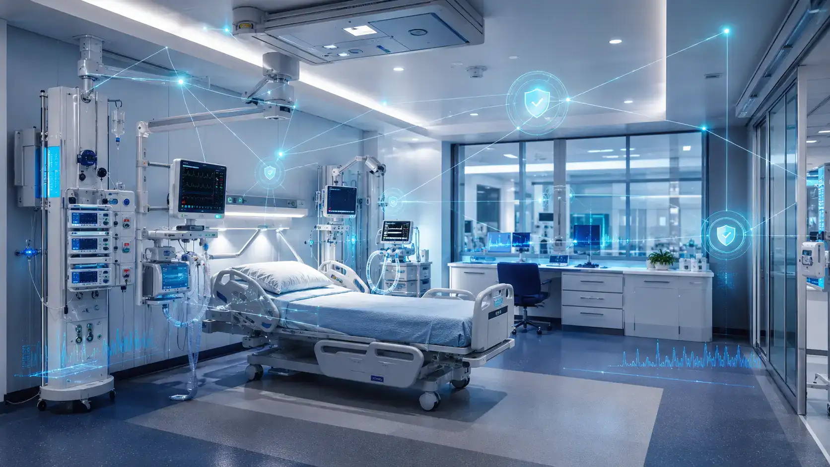 áreas críticas hospitalarias protegidas mediante mantenimiento predictivo eléctrico