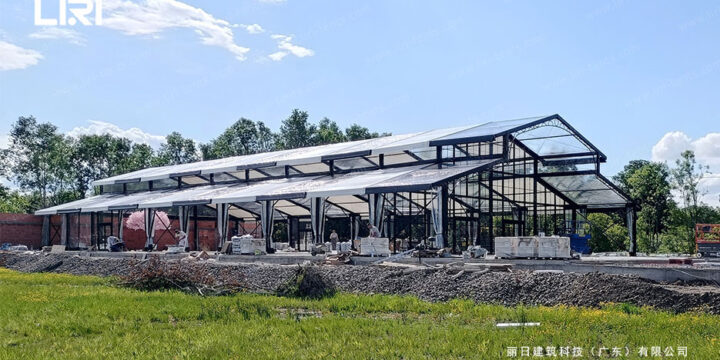 Black Clear Span Tent for Wedding Party 20x50m