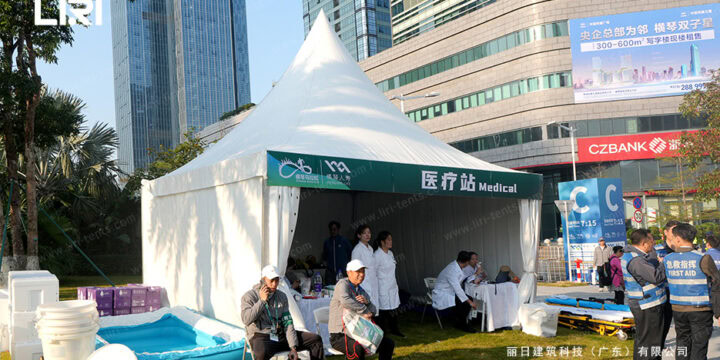 Sporting Event Tents for 2024 HQ Marathon