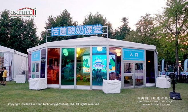 Decagonal Tent — clear-span tent for sale