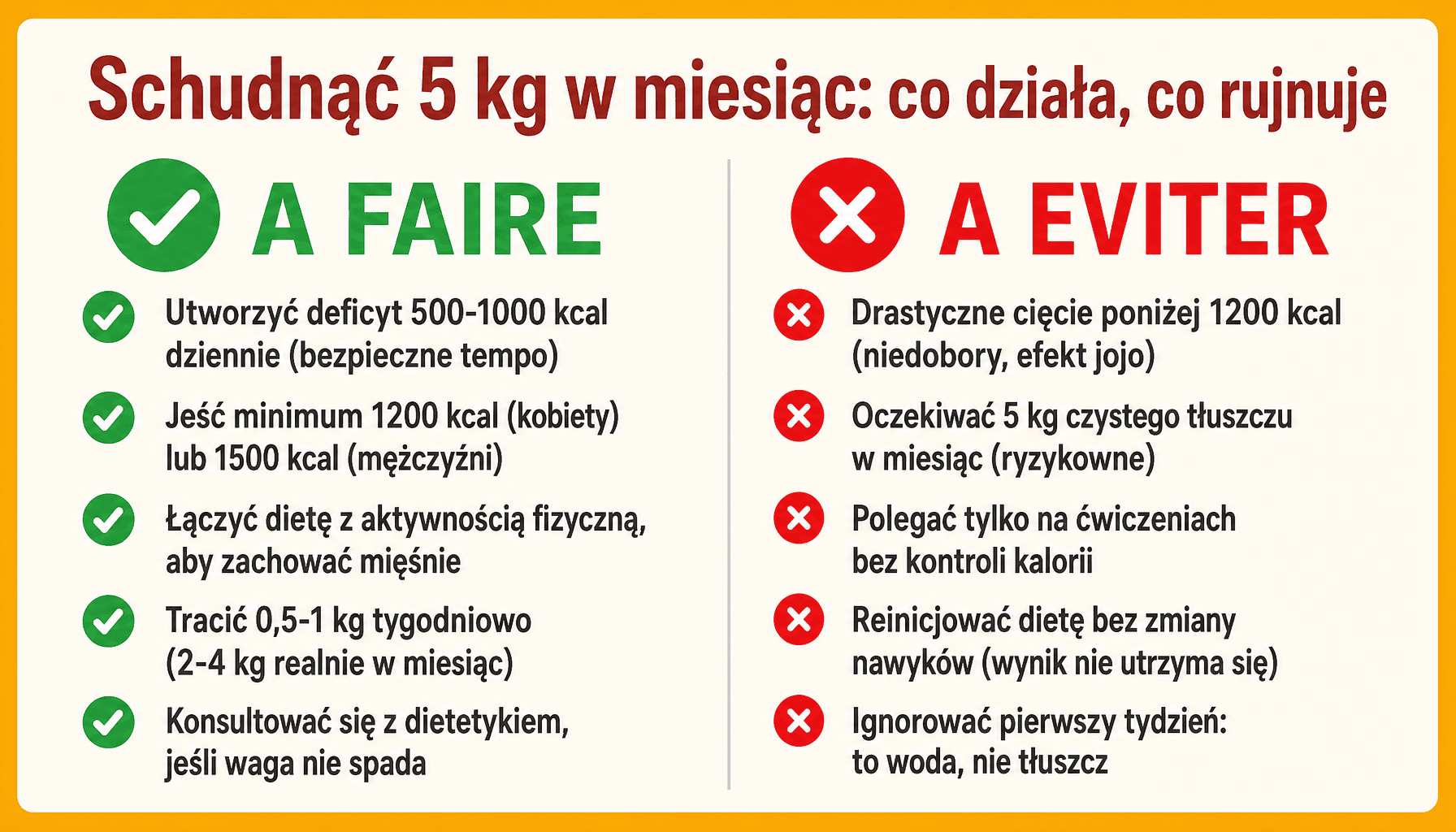 Jak schudnąć 5 kg w miesiąc bezpiecznie: porównanie sposobów skutecznych i niebezpiecznych