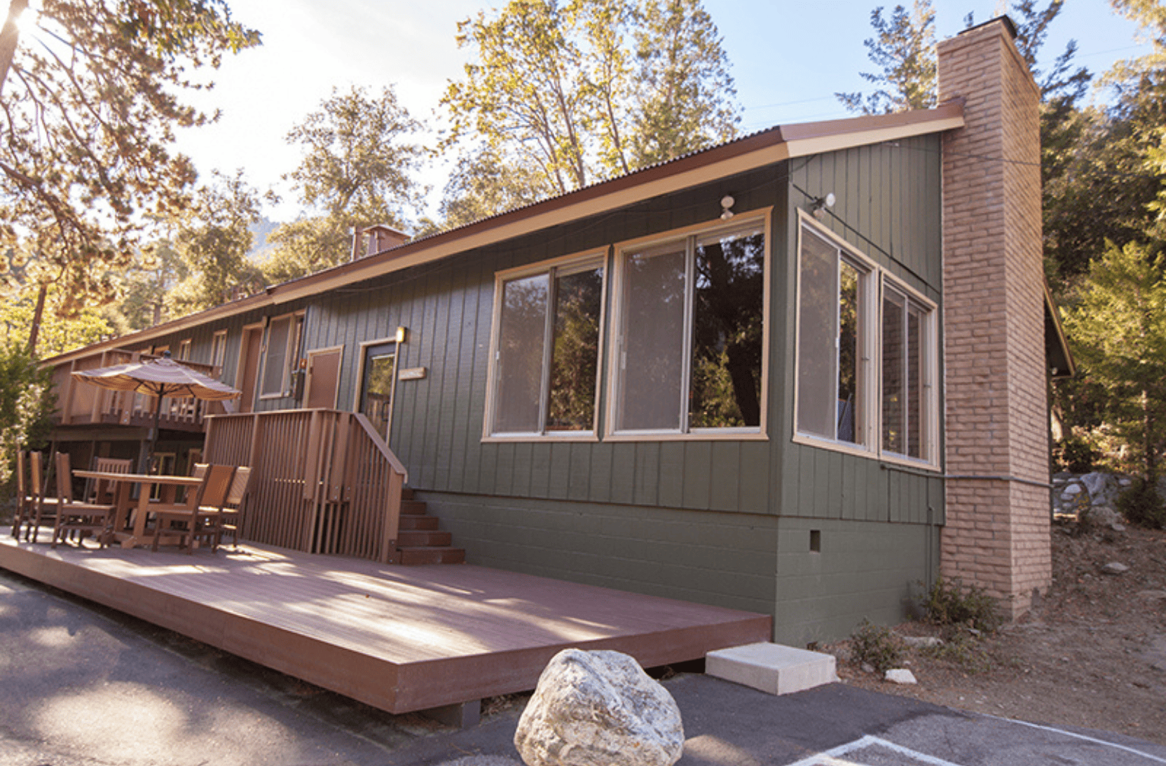 Outside view of touchstone lounge at Forest Home
