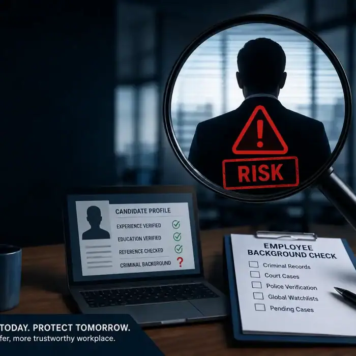 Criminal background verification for retail and logistics
