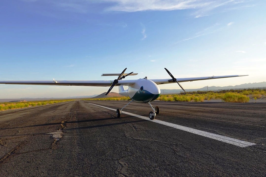 Fixed-wing crop duster aircraft are commonly used for aerial applications. They now face a challenge from the Pyka Pelican a smaller, electrically powered aircraft, which operates autonomously. - Photo: Pyka