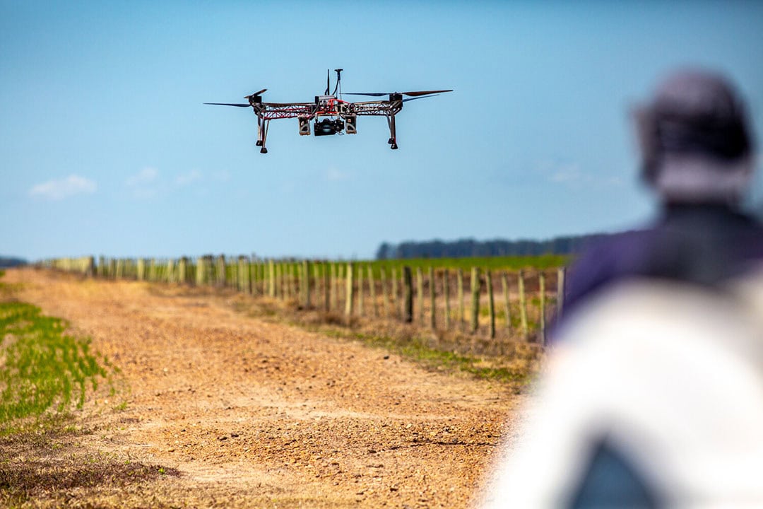 ARPAC is a pioneer in agricultural spraying with drones for disease and pest control.