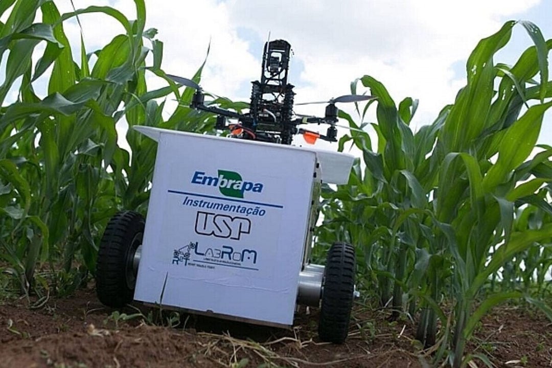 Mirã 2, the first Brazilian agriculture robot. Photo: Embrapa Instrumentation