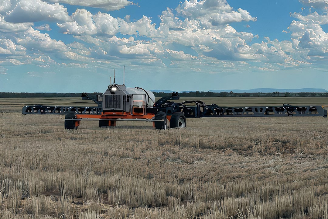 The SwarmBot platform is like the mechano set for agriculture, with machines specifications adapted to the application from broadacre and irrigated row crops to orchards, vineyards and turf. - Photo: SwarmFarm