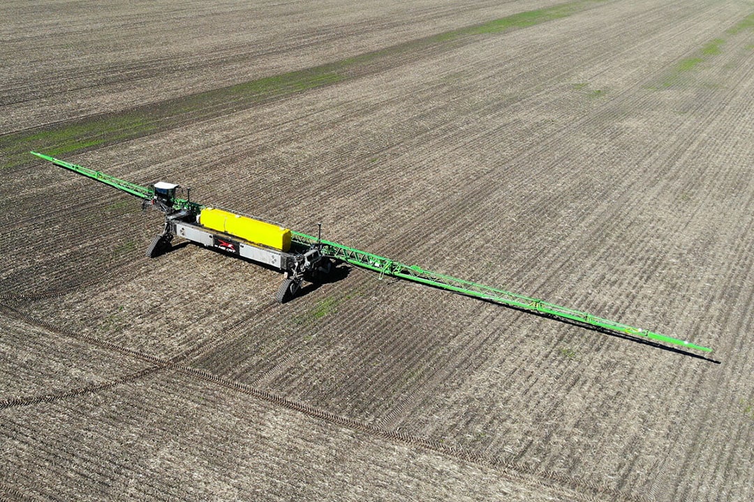 NEXAT with 70 metre Dammann sprayer boom. - Photo: NEXAT