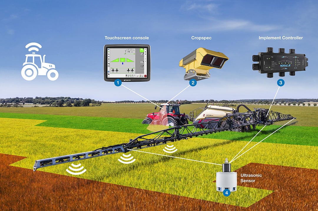 Topcon expects that sprayers will be very important data collectors in the future. - Photo: Topcon