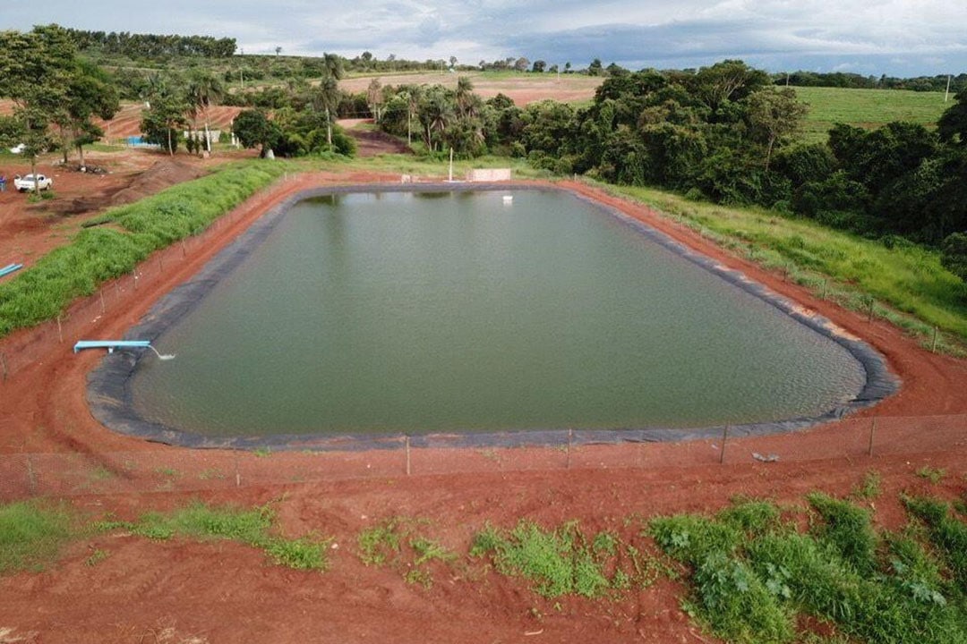 Water basin. The shortage of water is a constant concern in this region. 