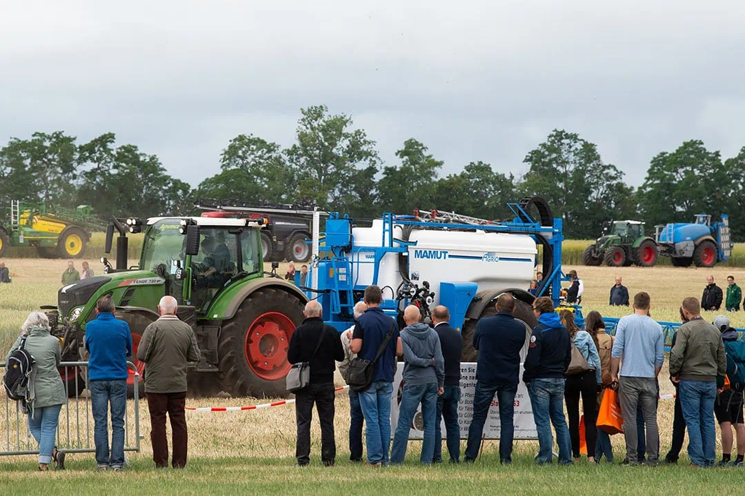 Over 70 pieces of farm equipment will be demonstrating a variety of crop production techniques. - Photo: DLG