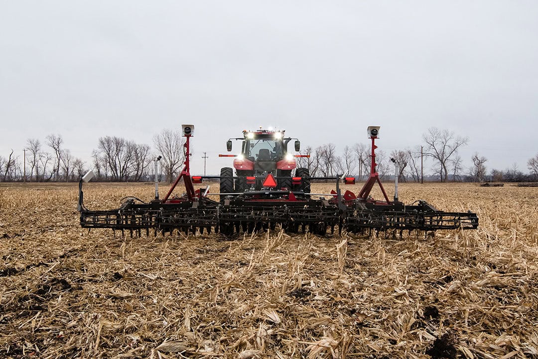 The driverless tillage solution features an advanced Perception System and Remote Command & Control experience from Raven Autonomy, which functions with no operator in the cab.