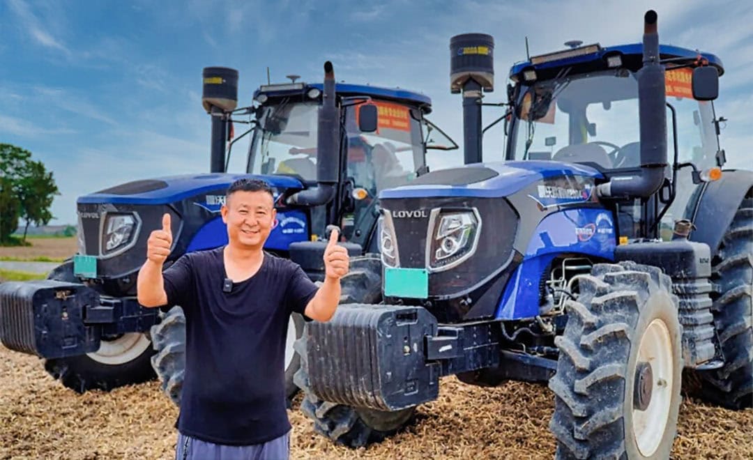 Mr. Chen, President of Agricultural Machinery in Anhui, China. Photo: CHCNAV