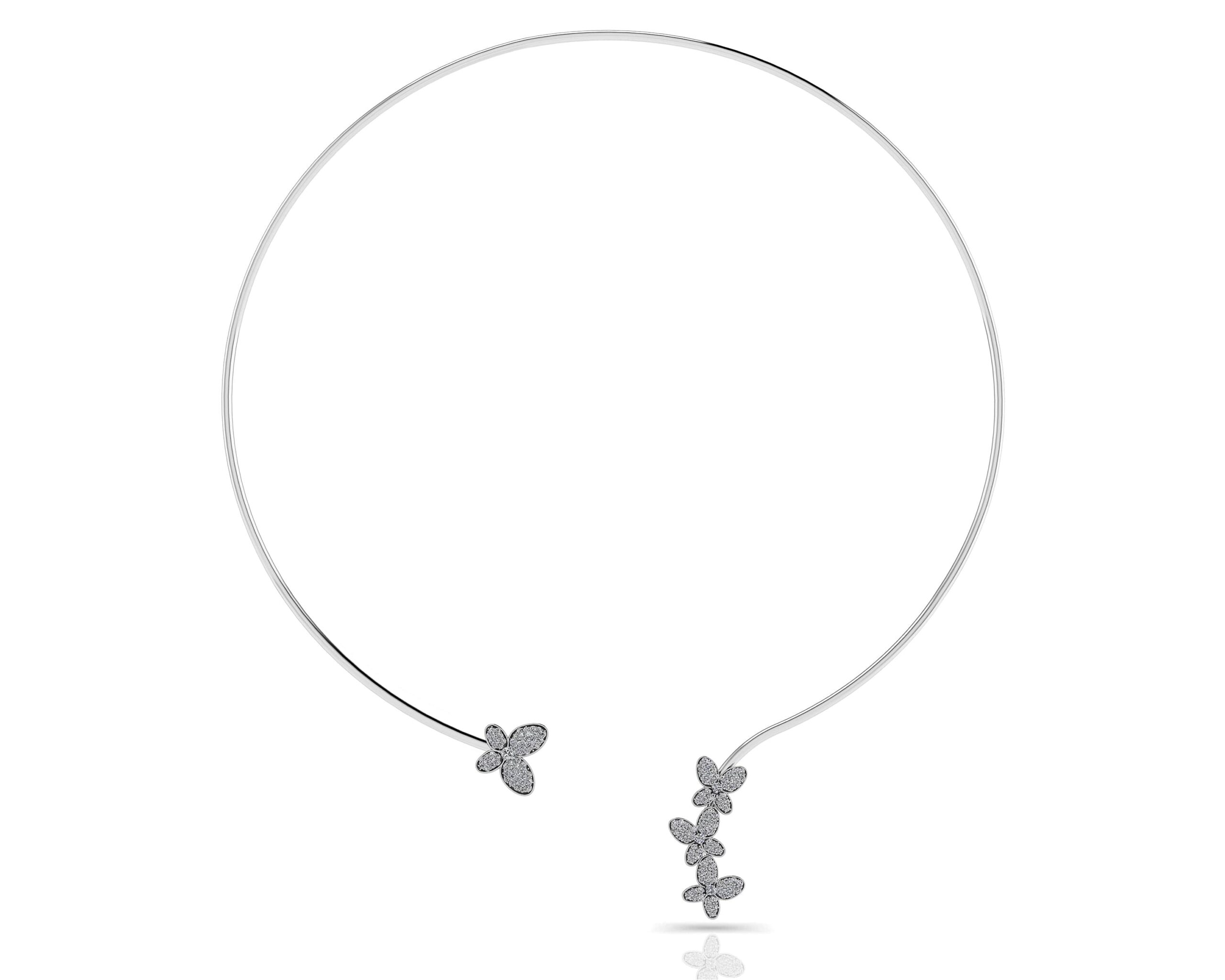 Diamond Butterfly Choker