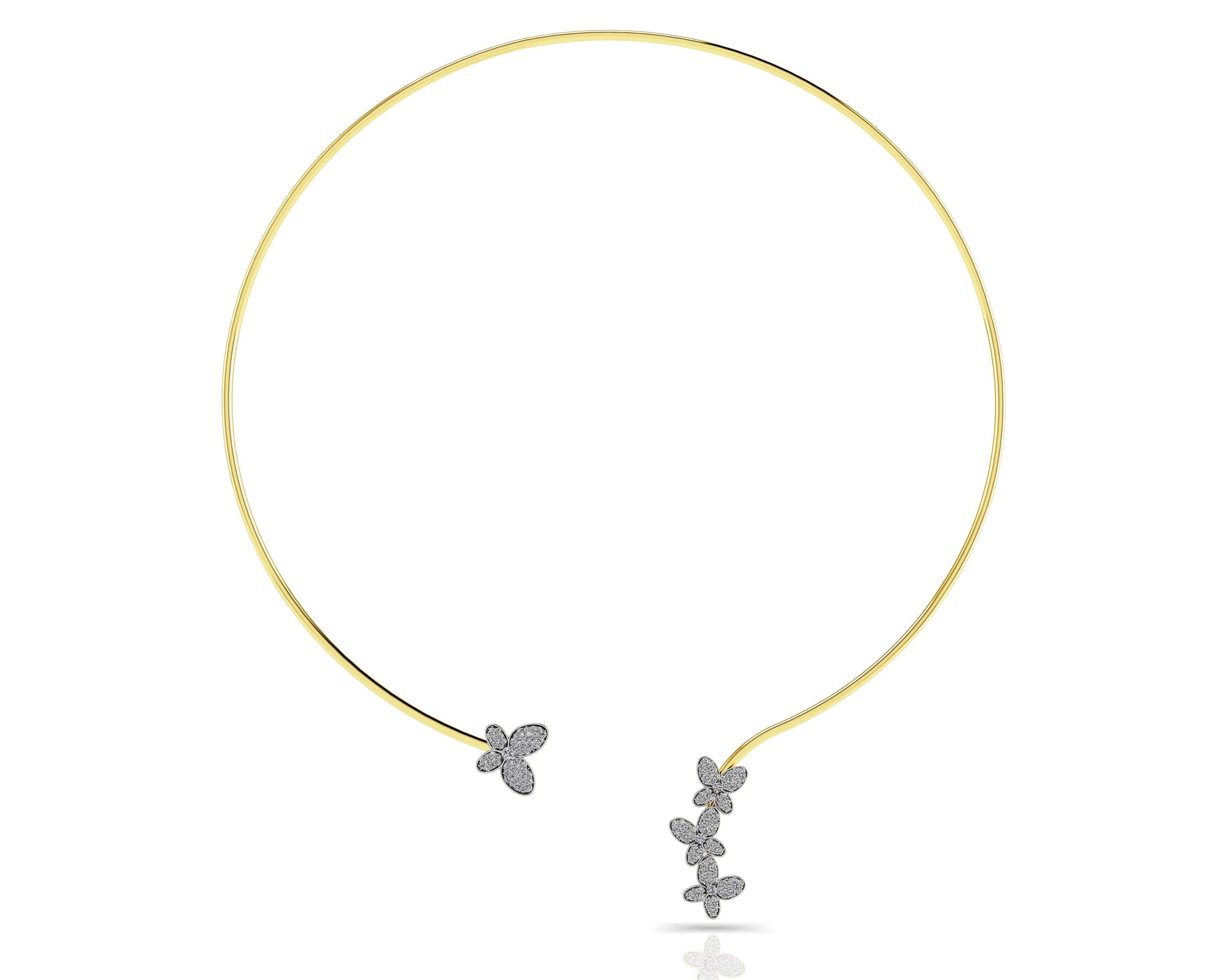 Diamond Butterfly Choker