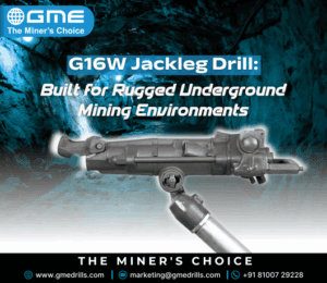G16W Jackleg Drill: Built for Rugged Underground Mining Environments