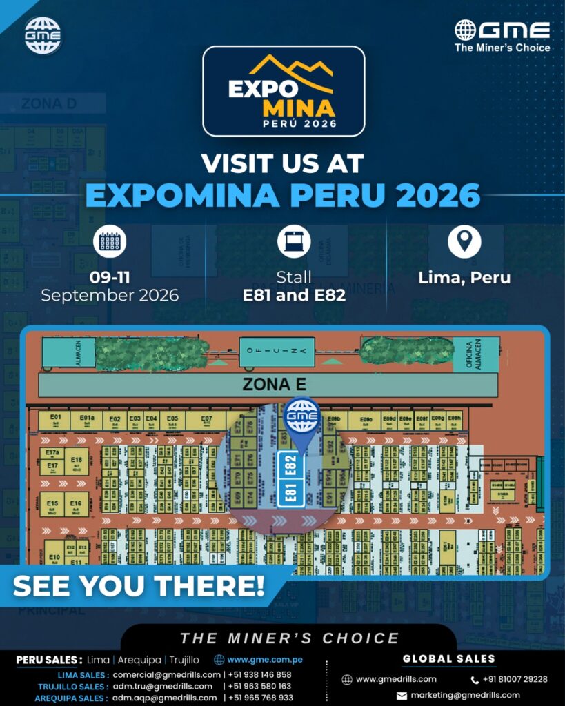 EXPOMINA PERÚ 2026: Meet GME at Stands E81 & E82 for Advanced Mining Solutions