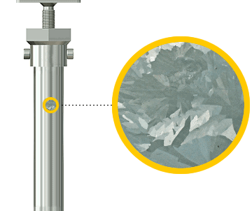 example of high quality galvanized steel screw piles