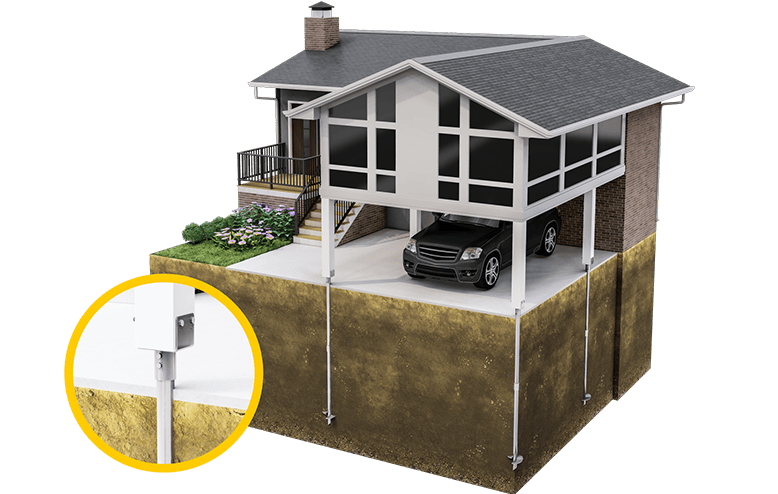 rallonge maison sur pieux