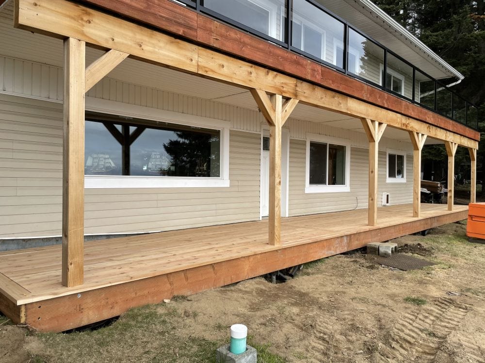 GoliathTech Alaska - Tim & Bobbi Jo Mersdorf helical piles balcony projects 3