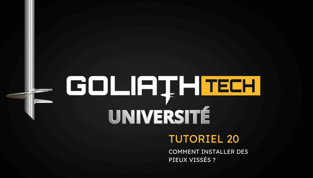 GoliathTech université tutorial 20
