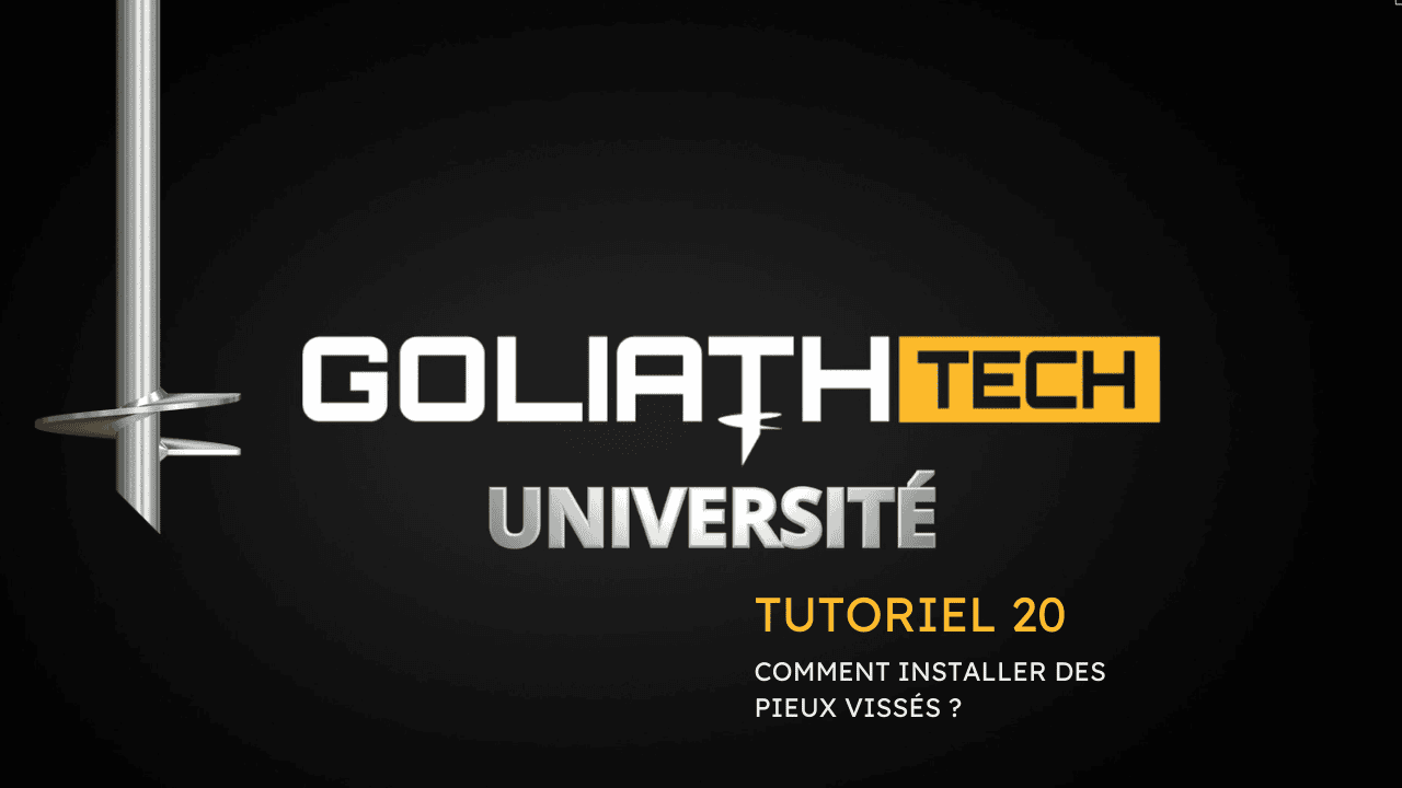 GoliathTech université tutorial 20