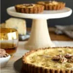 Pecan Maple Blue Cheese Bourbon Tart