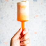 cantaloupe creamsicle ice cream pop