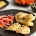 everything bagel pierogies