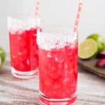 rhubarb margaritas