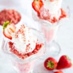 strawberry shortcake ice cream bar sundaes