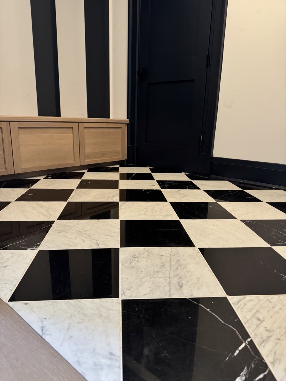 Specialty large format tile installation by Haddon Construction Group