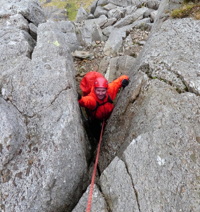 Parsons Nose scramble north wales higher climbing wales