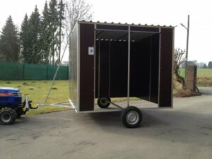 fahrbarer weideunterstand 3x3m