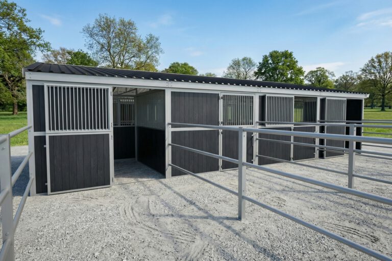 stallanlage mit satteldach 2