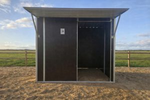 weidehütte 3x3m mit vordach