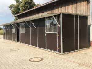 weidehütten 7x3m als außenboxen