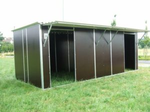 weideunterstand 7x3m mit vordach
