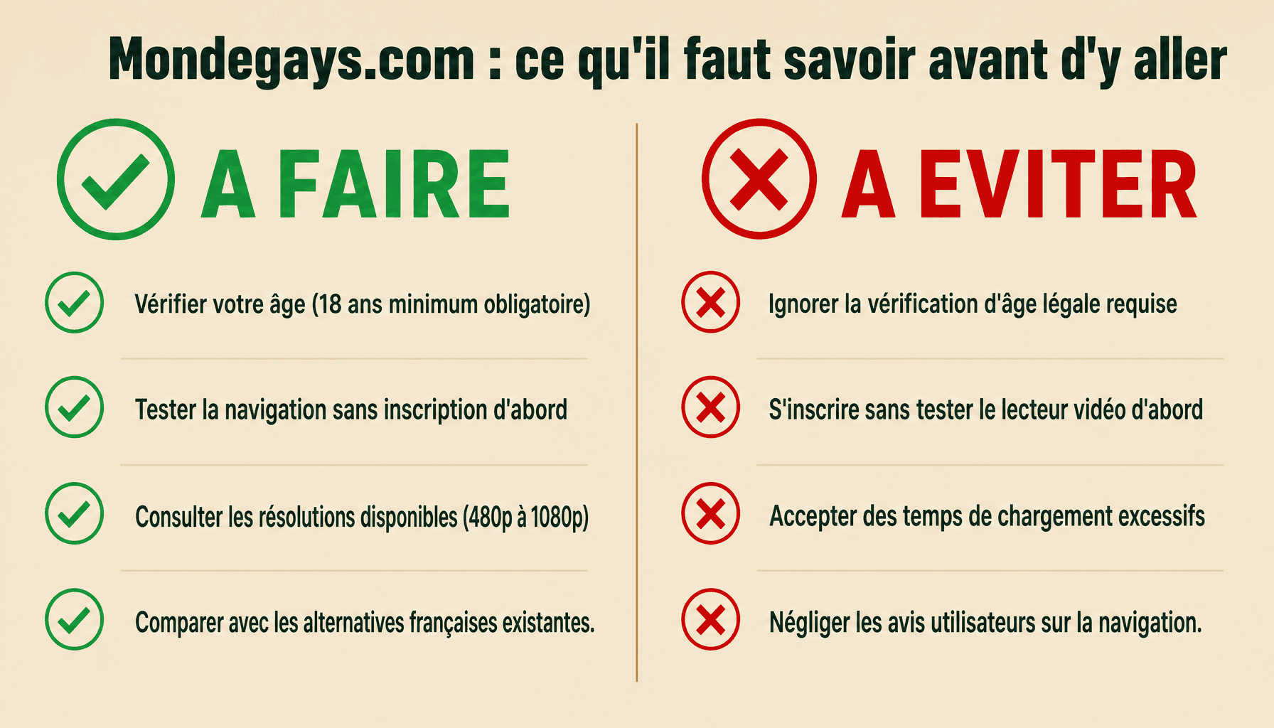 Guide pratique mondegays.com : bonnes pratiques et pièges à éviter pour débuter