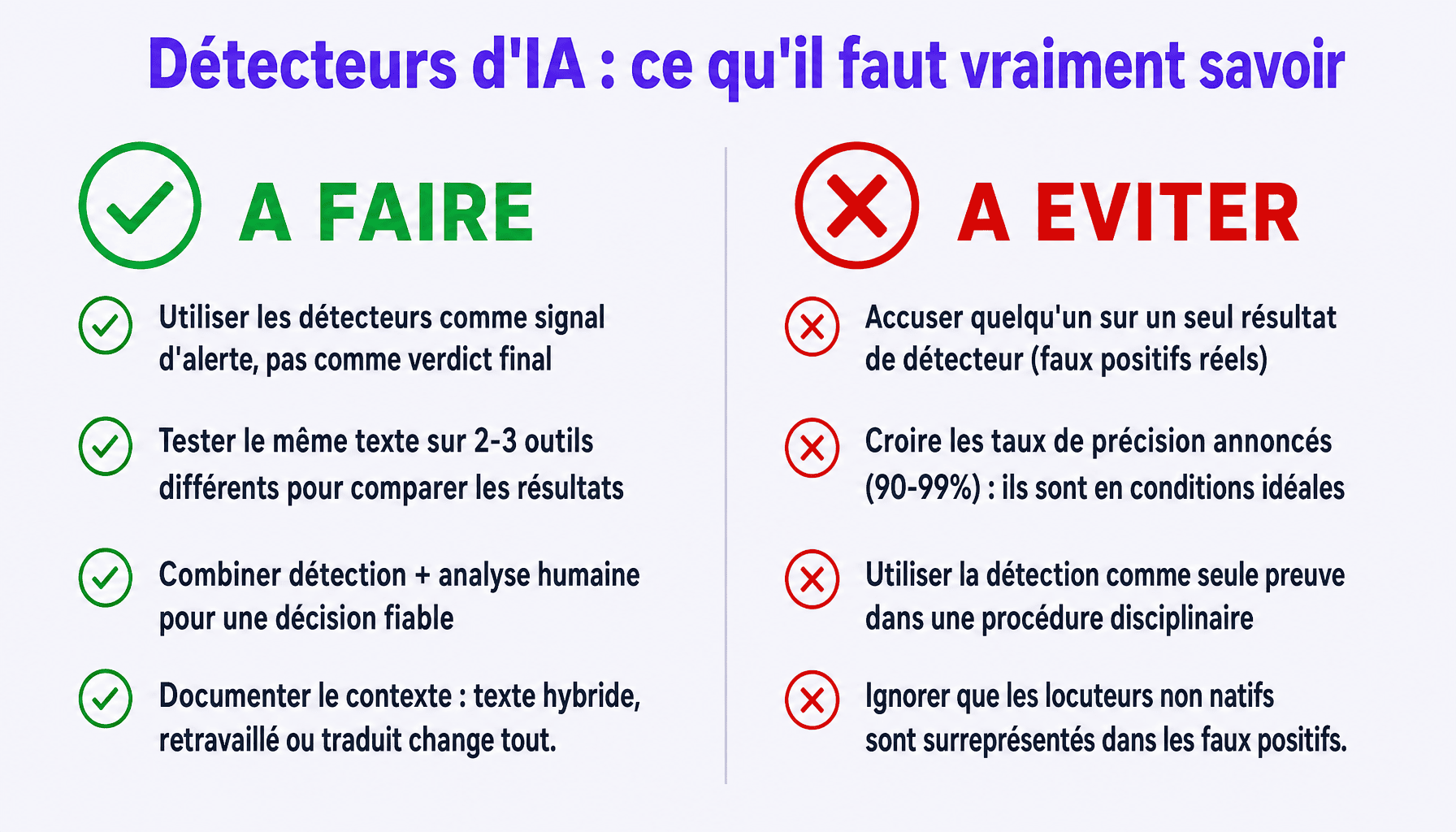 Est ce que les détecteurs d'ia sont fiables : guide pratique des bonnes et mauvaises pratiques