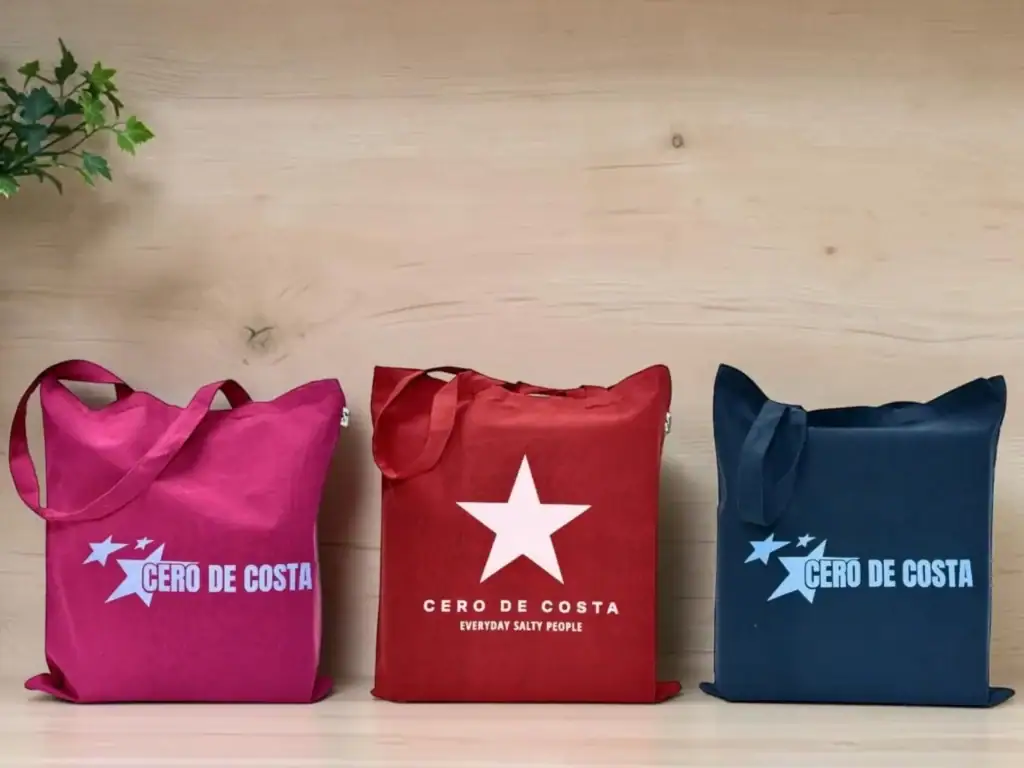 Bolsas de tela de algodon para moda Cero de Costa en Vigo, Pontevedra y Coruña