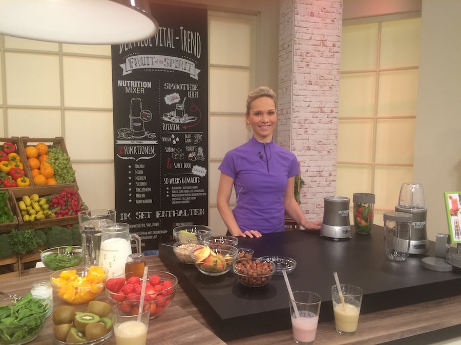 Commercial Smoothie - Health Produktion mit TV-Moderatorin Ilka Groenewold