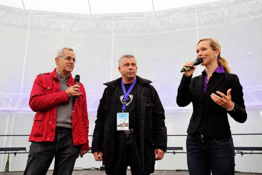 Eröffnungsmoderation der Rügenwalder Mühle mit Ilka Groenewold