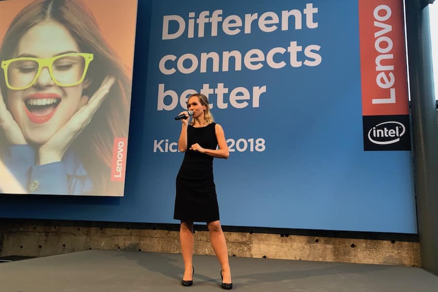 Münchner Moderatorin Ilka Groenewold moderiert im Kesselhaus
